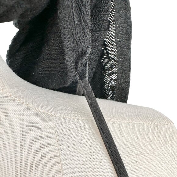 Venus Black Ribbed Knit Long Sleeve Sweater Dress 2X Flared Hem Lightweight NWT - Picture 13 of 16